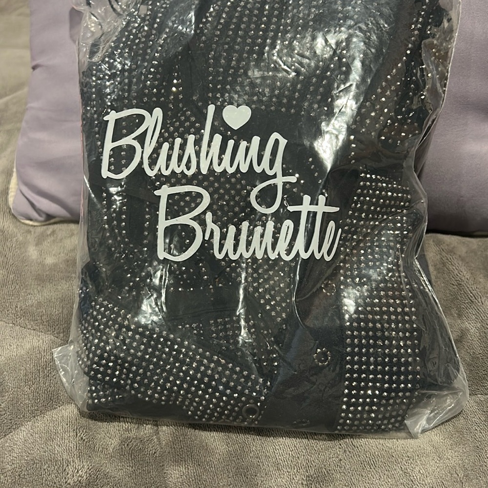 Blush Black Jacket with Silver Accents